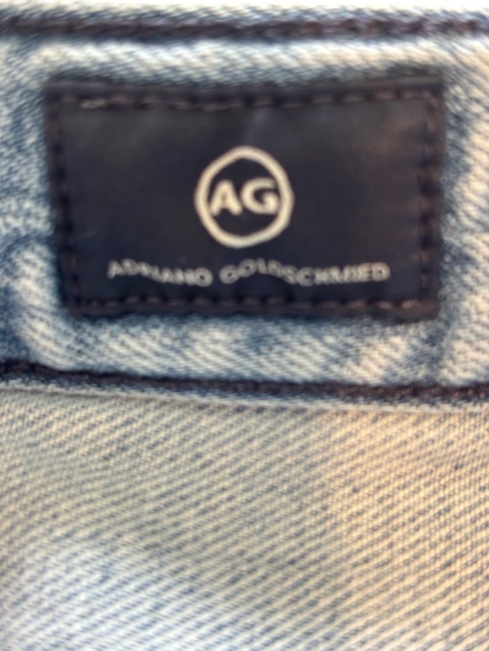 Ag Adriano Goldschmied Light Blue Straight Jeans - Picture 4 of 6